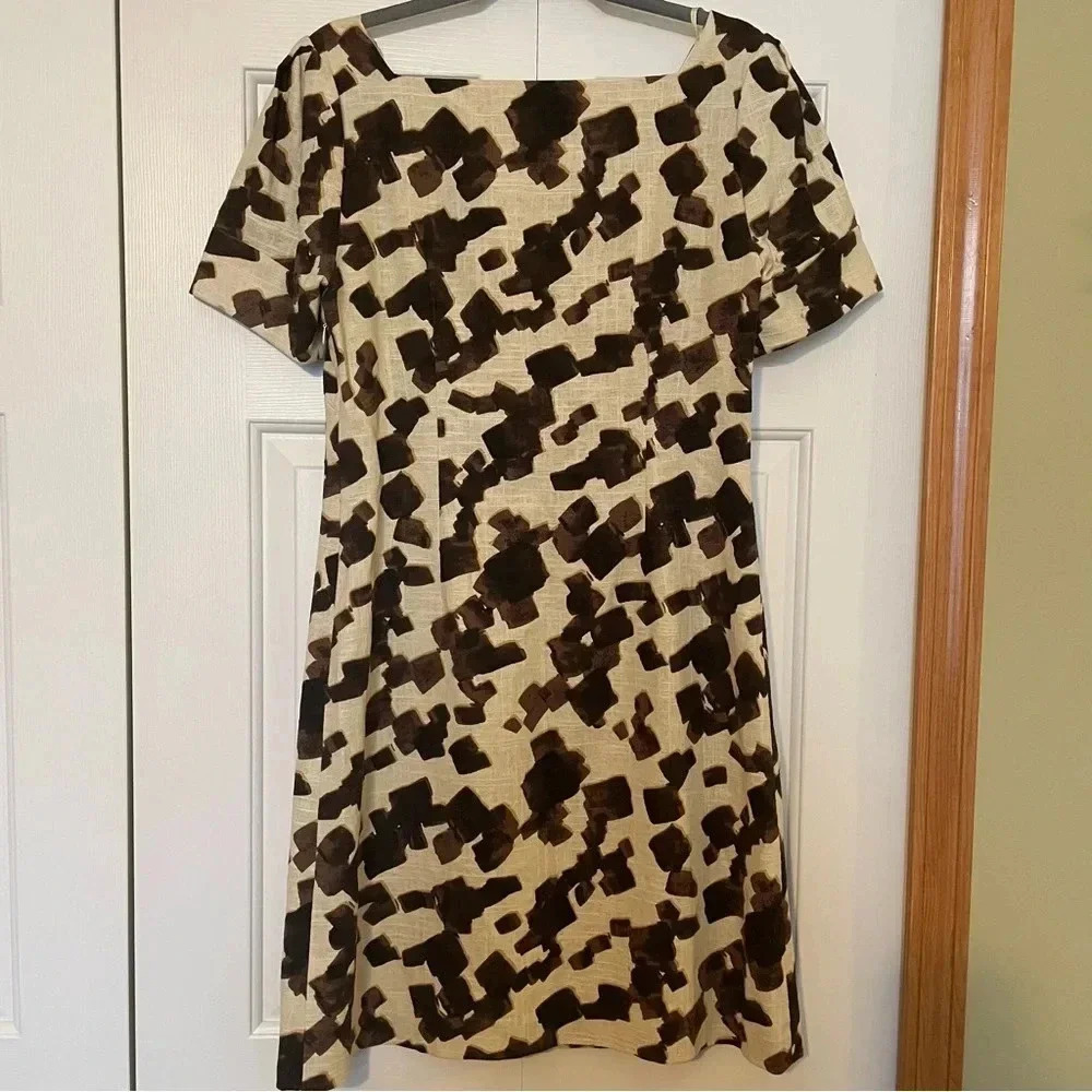 Talbots Linen‎ Shift Dress - Picture 2 of 6